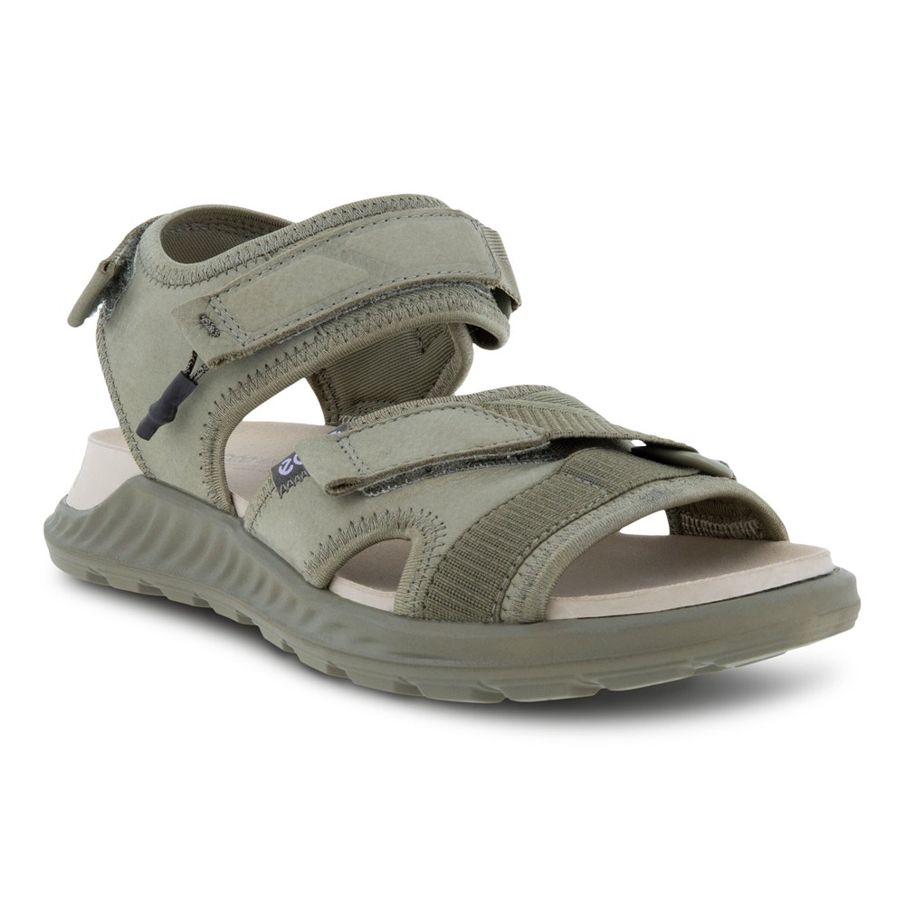 ECCO Womens Sandals Olive - Exowrap 3S Velcro - IZJ-243715